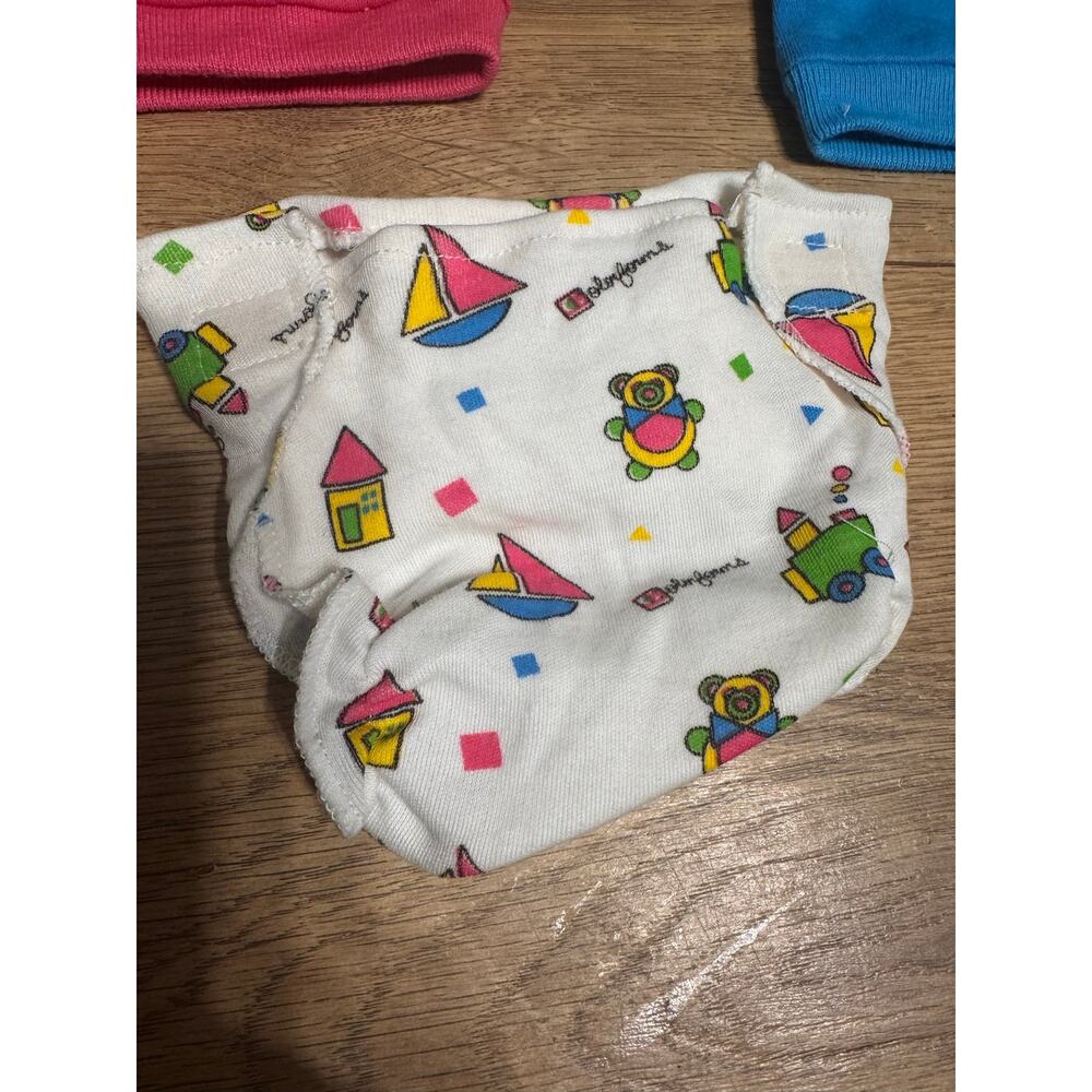 Vintage 1980s Cabbage Patch Kids Colorforms clothing & cloth diaper lot - Picture 3 of 9